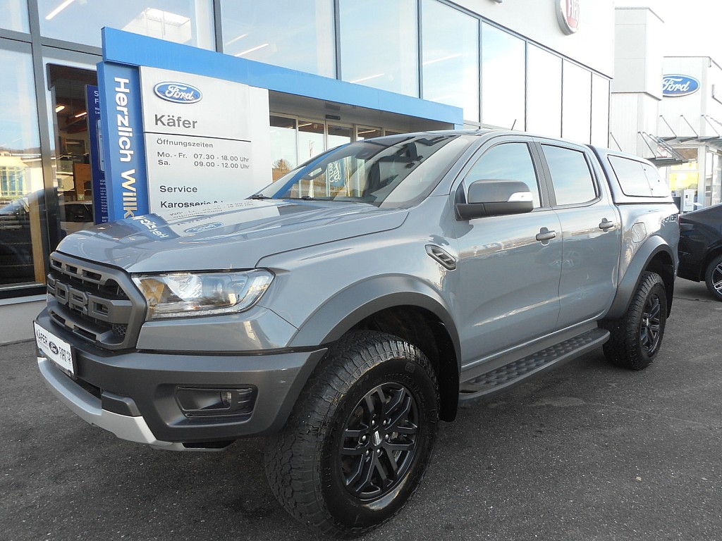 Ford Ranger RAPTOR DK 4X4 Automatik 213Ps*Standheizung*Leder*Nettopreis € 30.750,-*1.Besitz*Servicebuch*Hardtop*