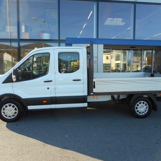 Ford TRANSIT PRITSCHENWAGEN DOPPELKABINE FRONTANTRIEB TREND L3H1 350 Netto € 32.416,- FORD TRANSIT PRITSCHENWAGEN DOPPELKABINE